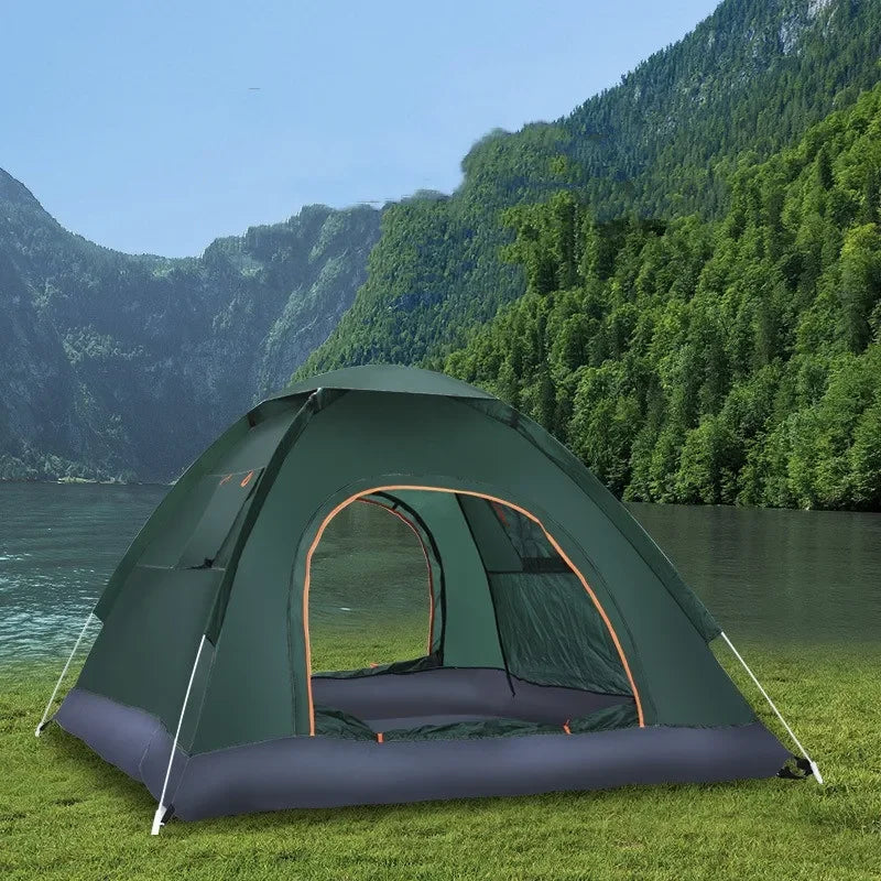 2-3 Person Outdoor Pop Up Tent Waterproof Automatic Camping UV Protection Tents.