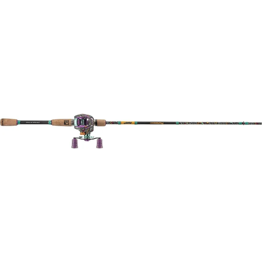 Krazy 3 Baitcast Combo with 7' 1pc Medium Heavy IM7 Graphite Rod and Cork Handle Foregrip.