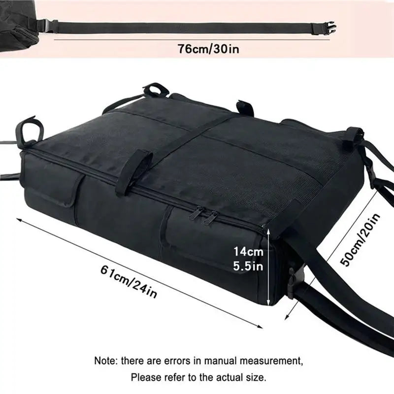 T-Top Bag 600D Oxford Fabric Large Capacity Stable Windproof Yachts Pouch Boat Storage Accessories Safety Gear Holder.