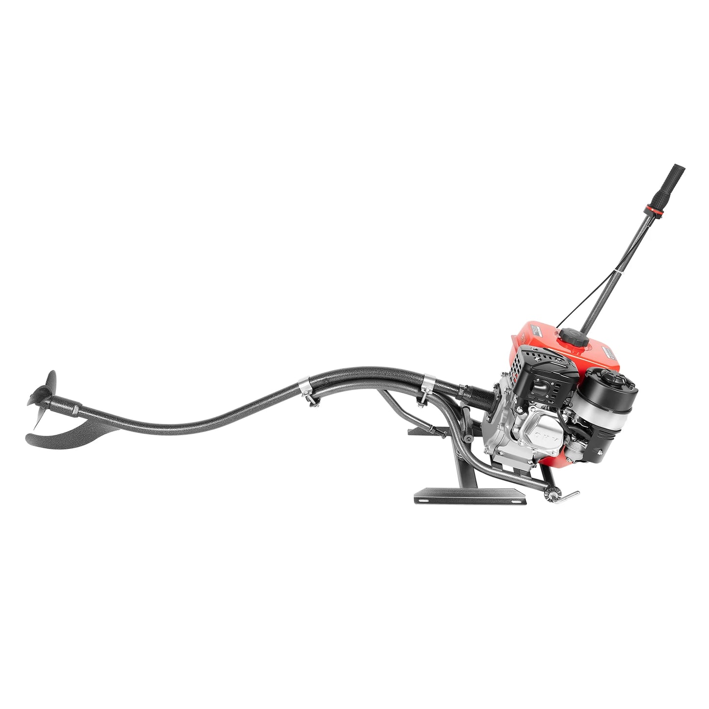 7.5HP 4 Stroke Outboard Motor, 212CC 4KW Heavy Duty Gasoline Fishing Boat Engine Manual Start TCI Air-Cooling System.