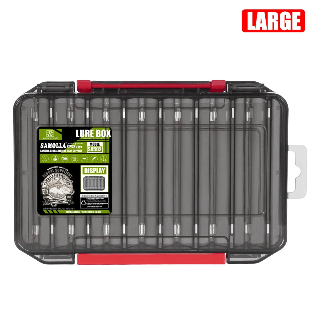 SAMOLLA Double-Sided Compact Tackle Box.