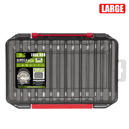 SAMOLLA Double-Sided Compact Tackle Box.
